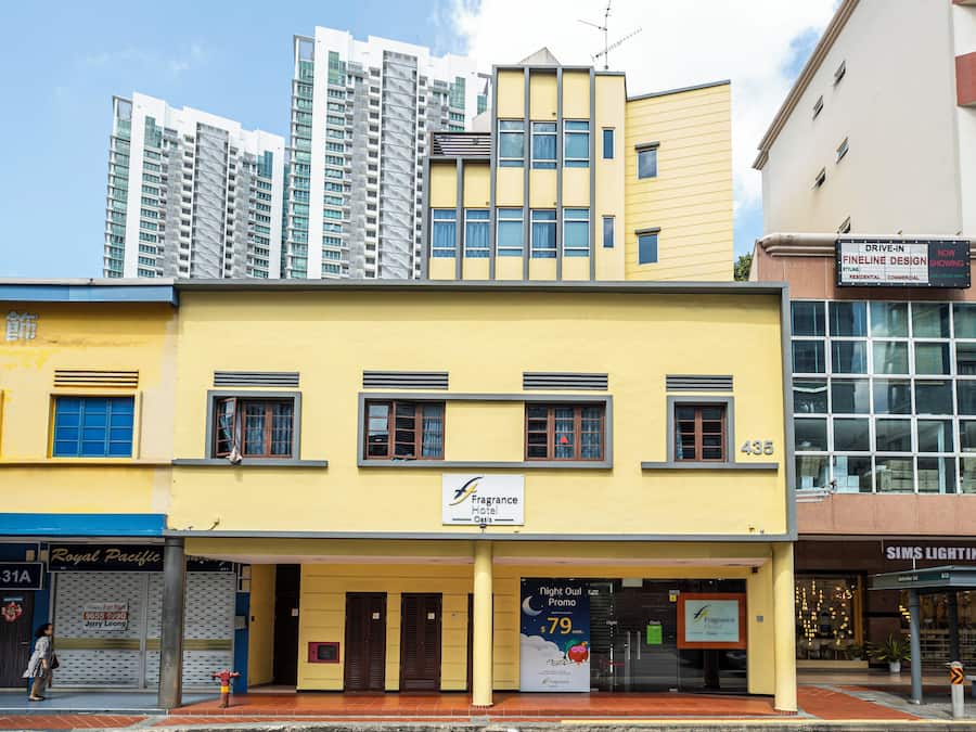 Facciata della struttura