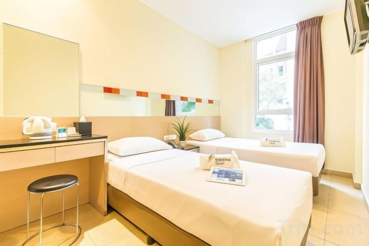 Iron/ironing board (on request), WiFi (free), bed sheets