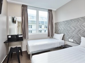 Desk, iron/ironing board, free WiFi, bed sheets
