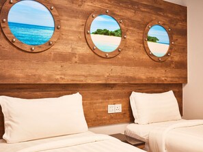 Standard Room, 2 Twin Beds | Desk, iron/ironing board, free WiFi, bed sheets