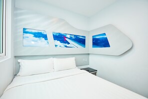 Desk, iron/ironing board, free WiFi, bed sheets