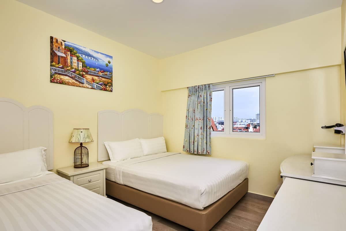 Kamar Double Superior, Beberapa Tempat Tidur | Meja kerja, setrika/meja setrika, Wi-Fi gratis, dan seprai linen