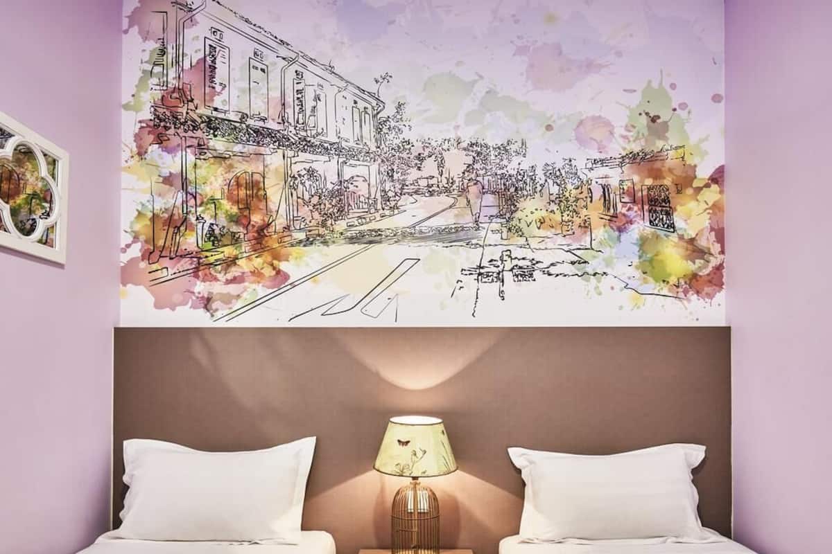 Kamar Standar, 2 Tempat Tidur Twin | Meja kerja, setrika/meja setrika, Wi-Fi gratis, dan seprai linen