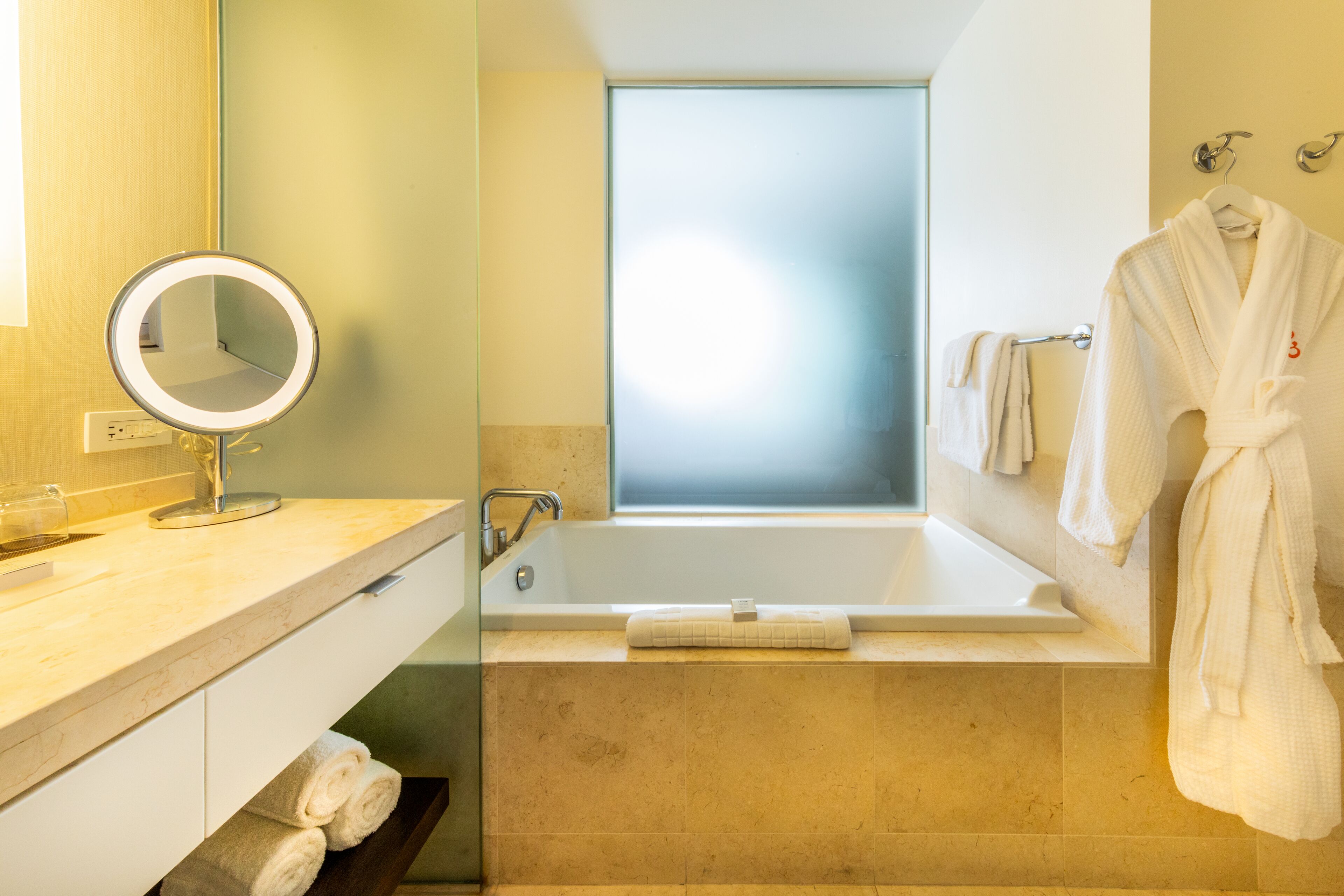 room, 1 king bed | bathroom sink