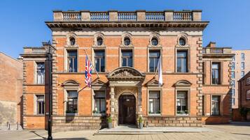 Voorkant van accommodatie