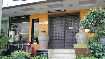 Voorkant van accommodatie