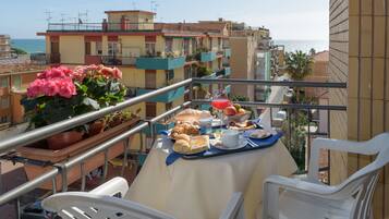 Economy-Doppelzimmer zur Einzelnutzung | Balkon