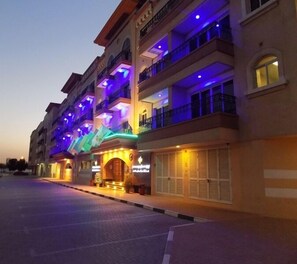 Front of property - evening/night
