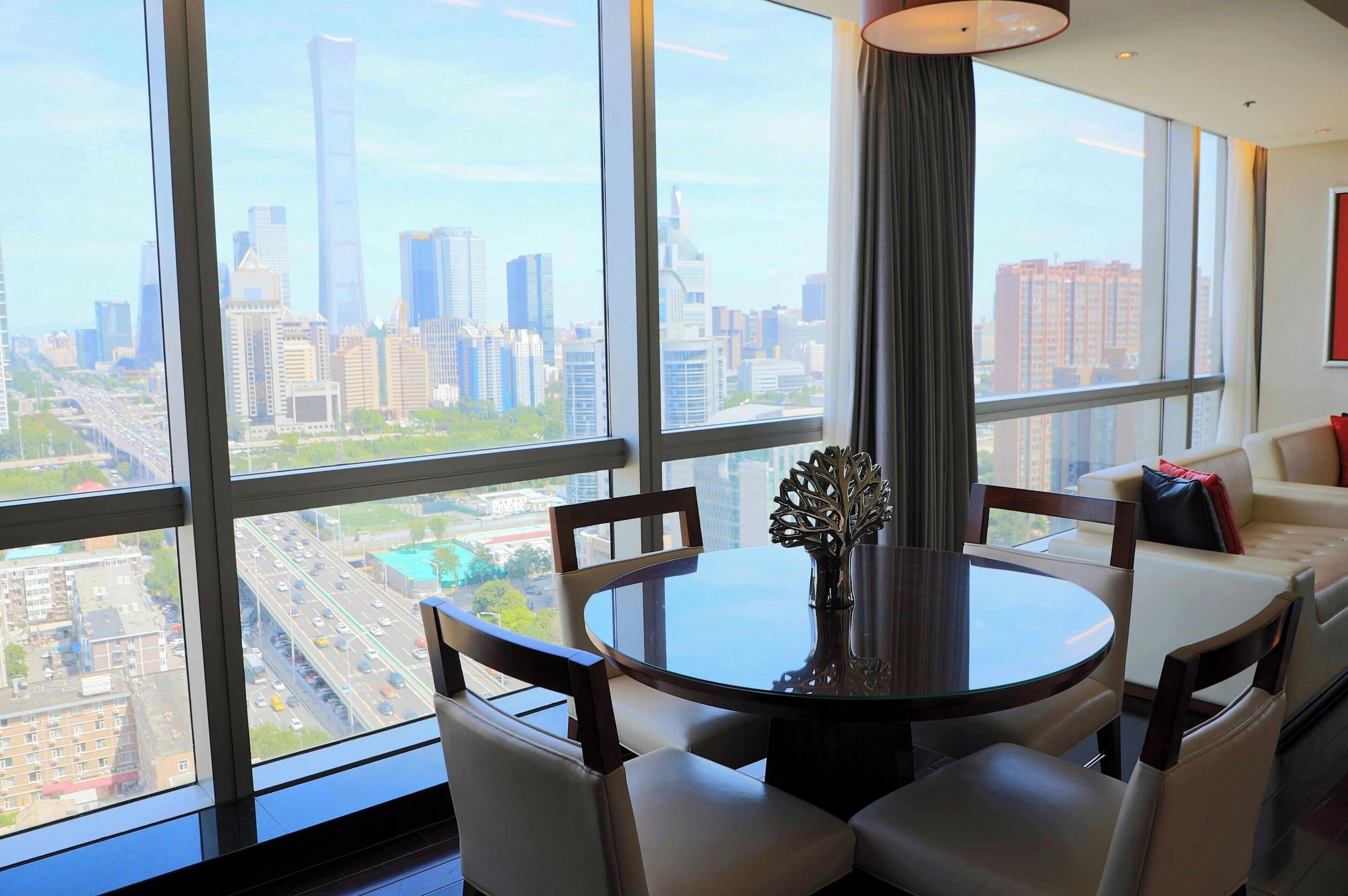 42-inch flat-screen tv with cable channels, tv, ipod dock