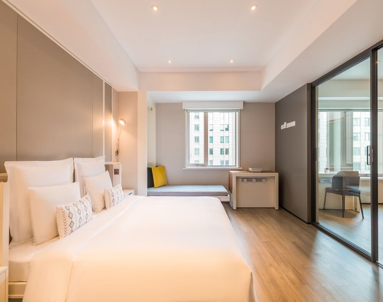 디럭스 아파트 (Fun) | 고급 침구, 오리/거위털 이불, 미니바, 객실 내 금고