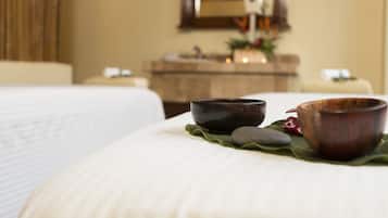 Couples treatment rooms, hydrotherapy, aromatherapy, body wraps