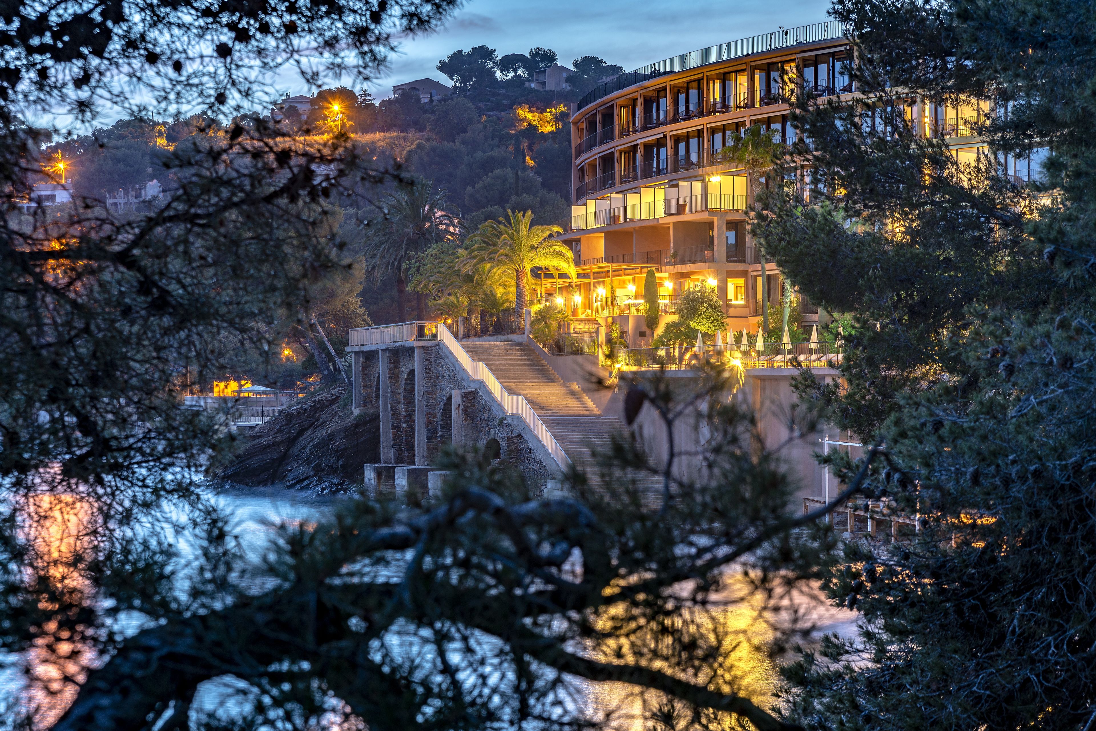 front of property – evening/night