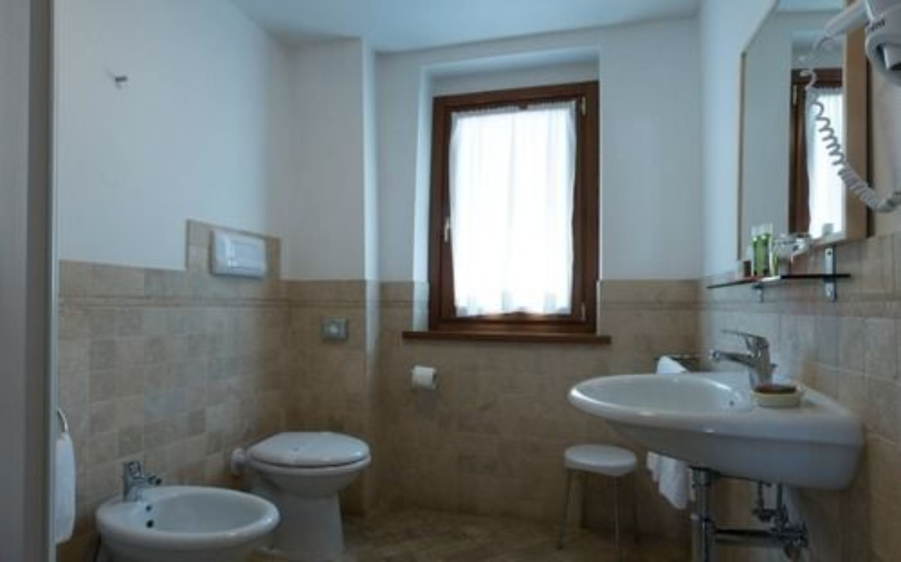 shower, free toiletries, hair dryer, bidet