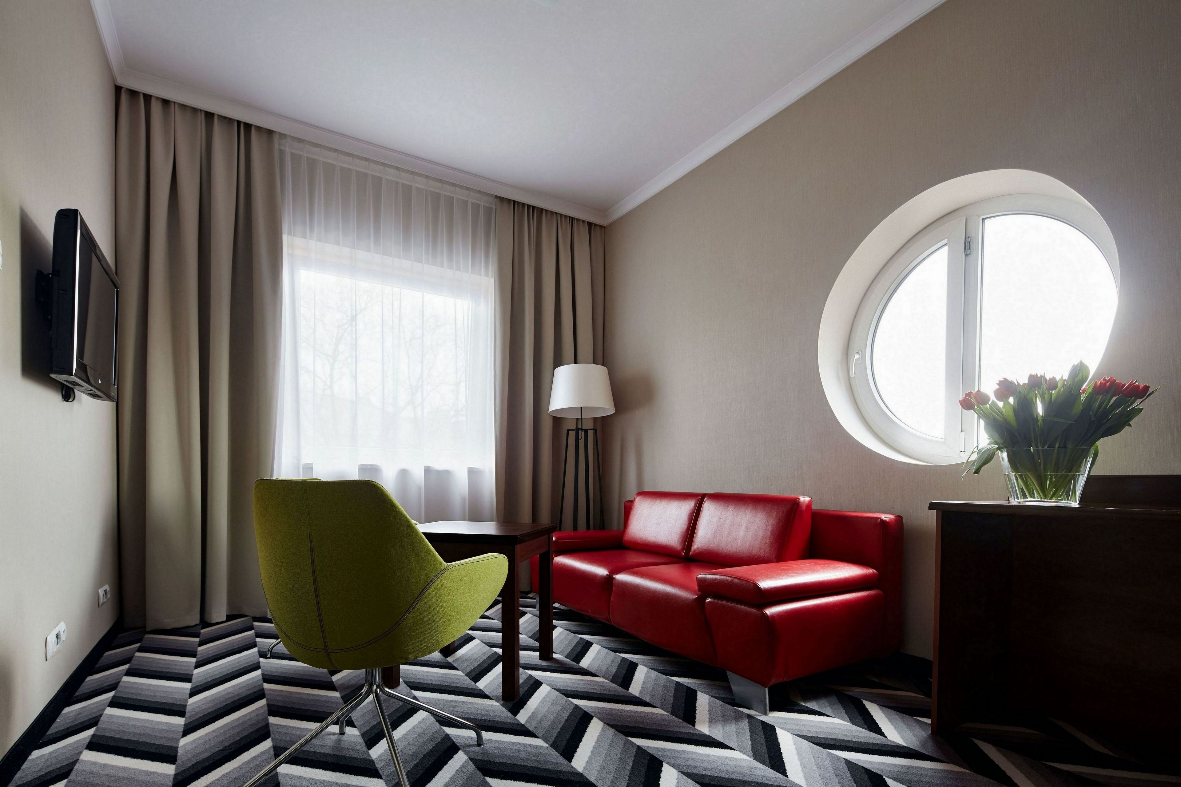 desk, blackout curtains, iron/ironing board, free wifi