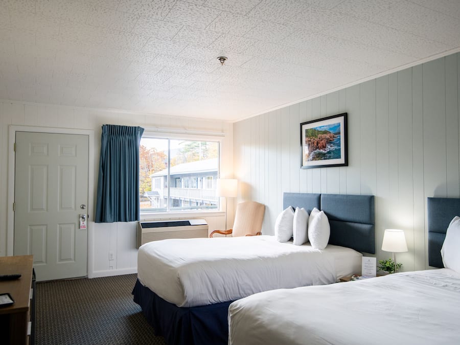 Room, 2 Double Beds | Desk, blackout drapes, soundproofing, free WiFi