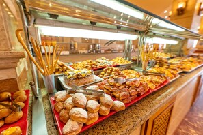A buffet with various pastries and desserts. - Akassia Swiss Resort (El Quseir)