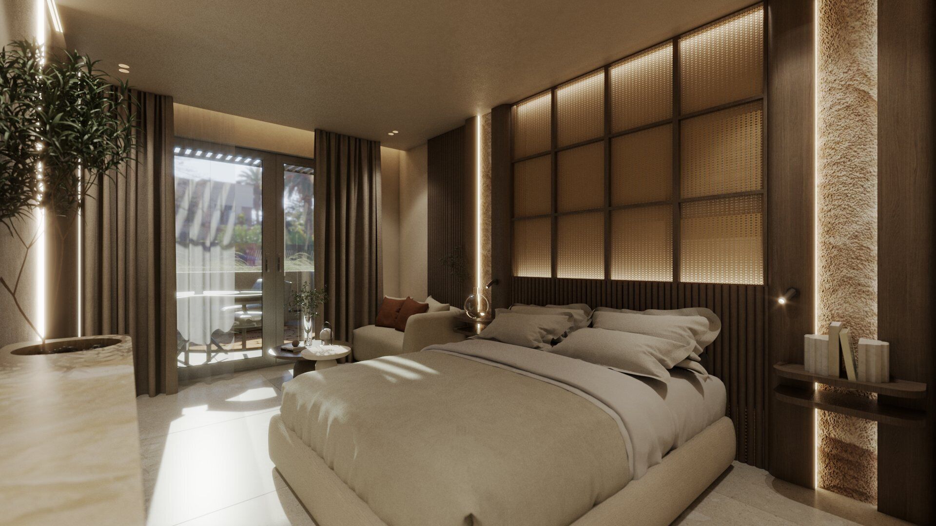 Suite estudio junior, vista al mar | Escritorio, cortinas blackout, insonorización y wifi gratis 