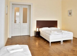 1 bedroom, in-room safe, iron/ironing board, free cribs/infant beds