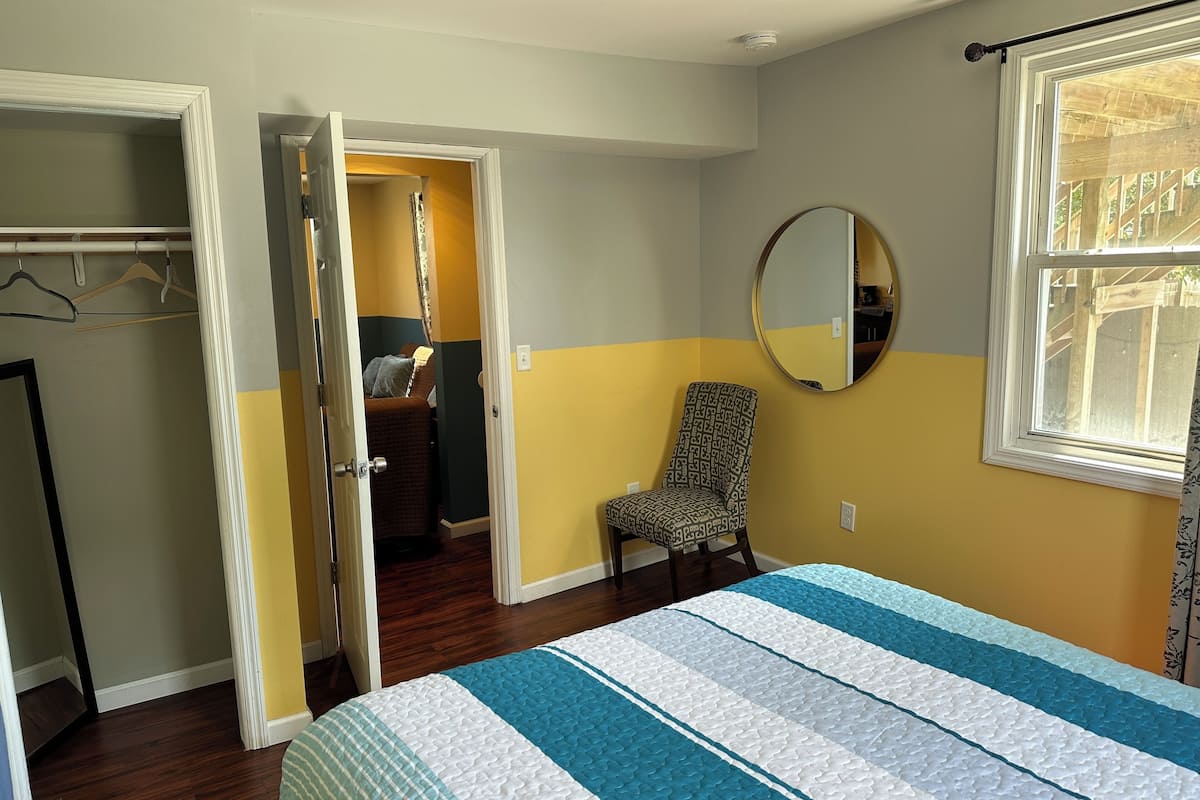Newly Renovated 2 Bedroom Apartment | 1 bedroom, blackout curtains, free WiFi, bed sheets