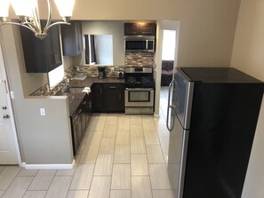Family House, 2 Bedrooms, Kitchen, Beachside | Private kitchenette | Fridge, microwave - Anchor Motel (Seaside Heights)