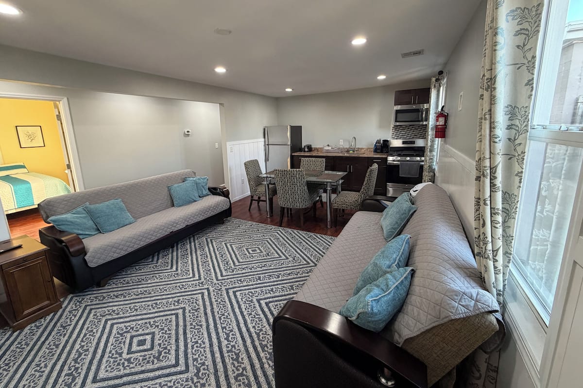 Newly Renovated 2 Bedroom Apartment | Living area | 32-inch flat-screen TV with cable channels, TV