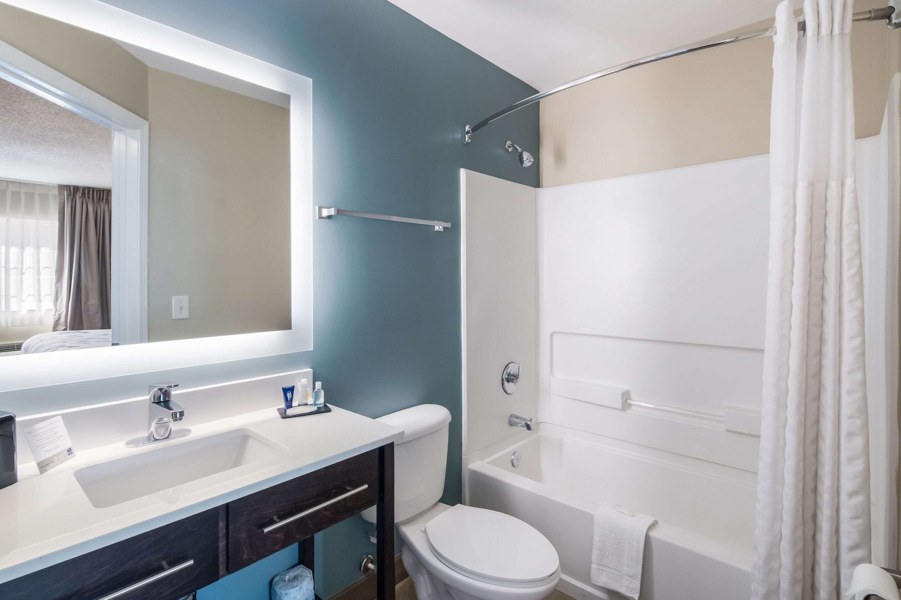 Suite, 1 King Bed, Non Smoking | Desk, blackout drapes, iron/ironing board, free WiFi