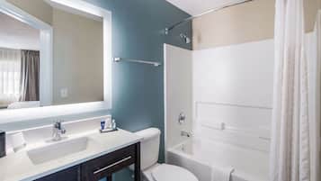 Suite, 1 King Bed, Non Smoking | Desk, blackout drapes, iron/ironing board, free WiFi