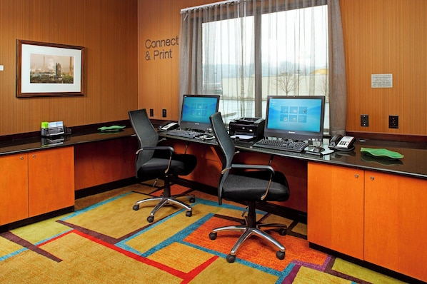 Business centre - Fairfield Inn & Suites by Marriott Pittsburgh Neville Island (Pittsburgh)