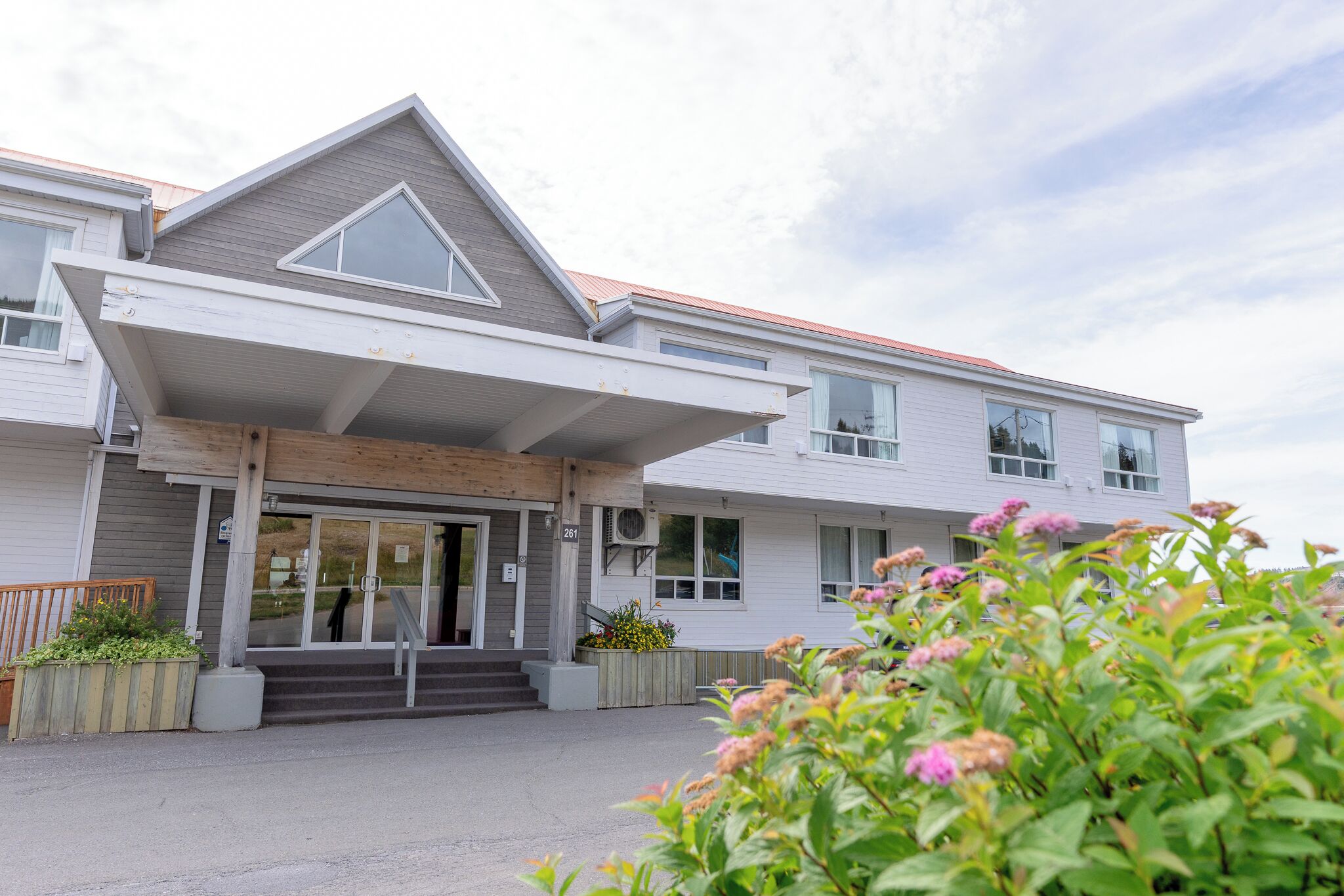 Façade de l’hébergement