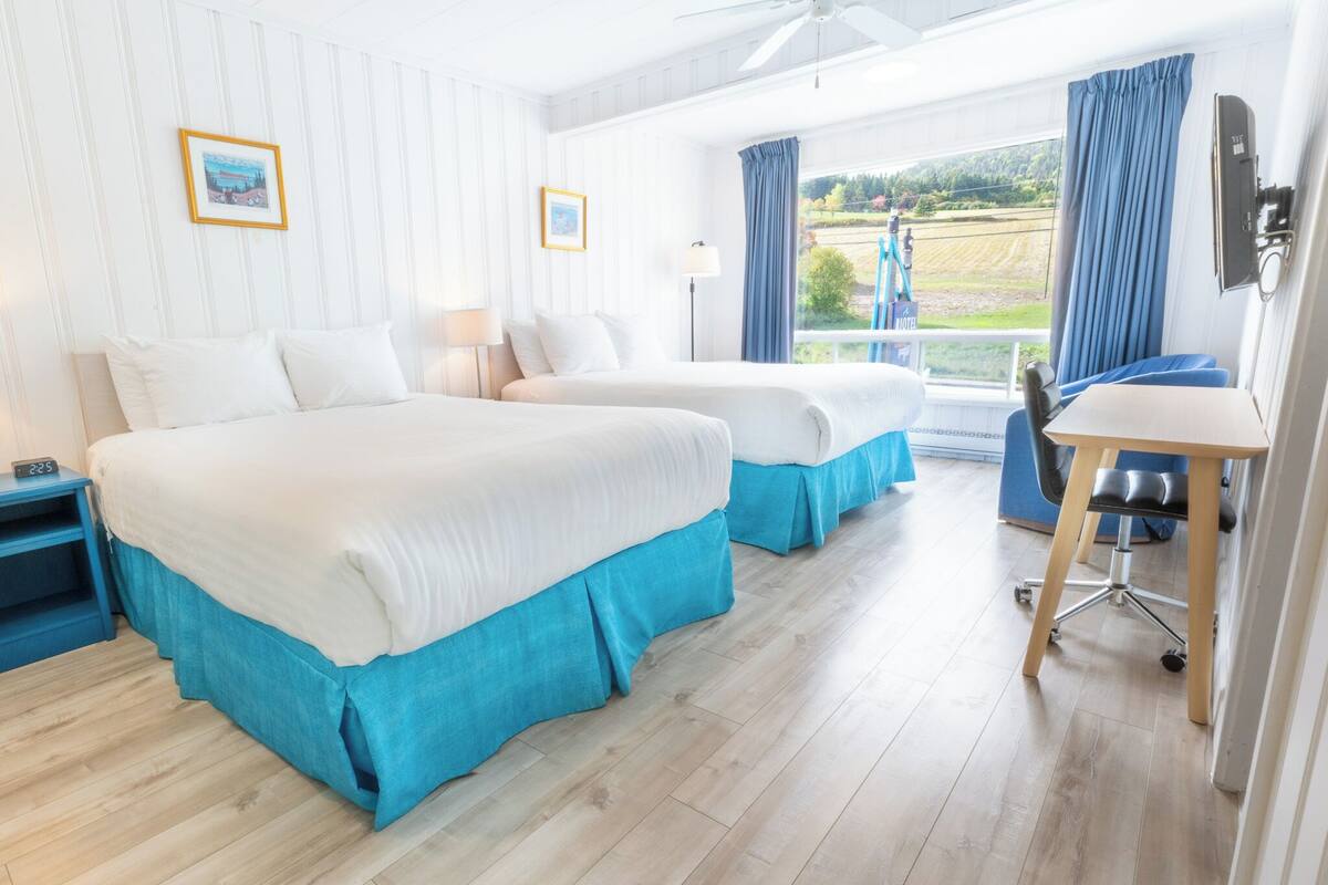 Habitación Confort | Escritorio, tabla de planchar con plancha, camas extra y wifi gratis