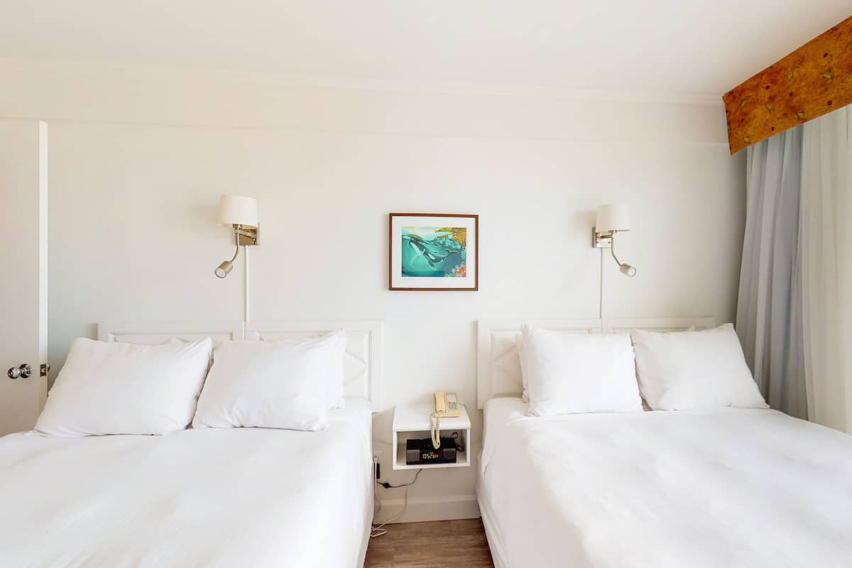 Premium bedding, free WiFi, bed sheets