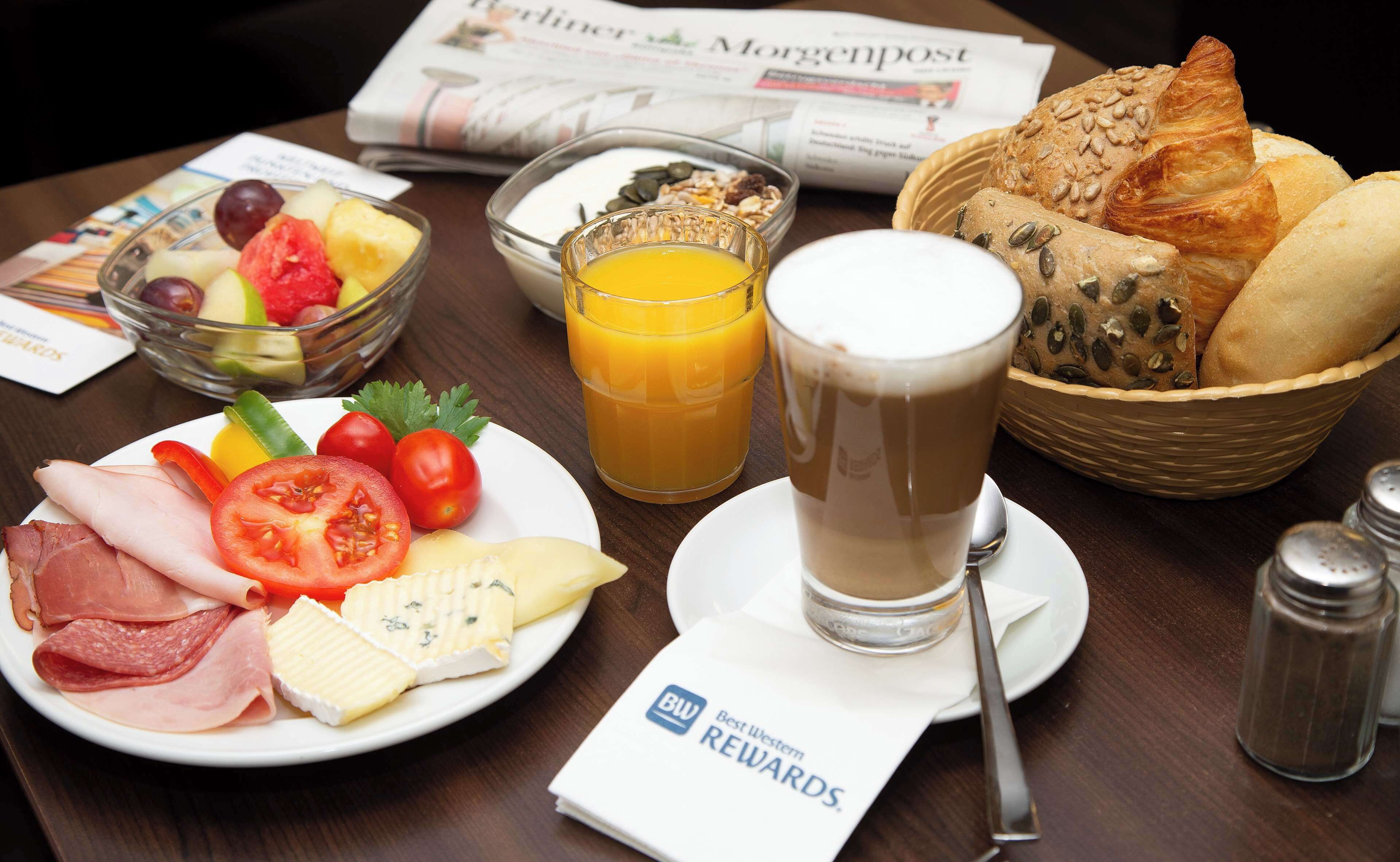 daily buffet breakfast (eur 18.00 per person)