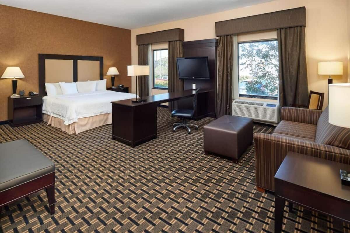 In-room safe, desk, laptop workspace, iron/ironing board