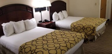 Room, 2 Double Beds, Non Smoking | Blackout drapes, iron/ironing board, free cribs/infant beds, free WiFi