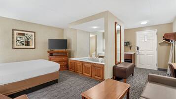 Suite, 1 King Bed with Sofa bed, Non Smoking (Upgrade) | Desk, laptop workspace, blackout curtains, soundproofing
