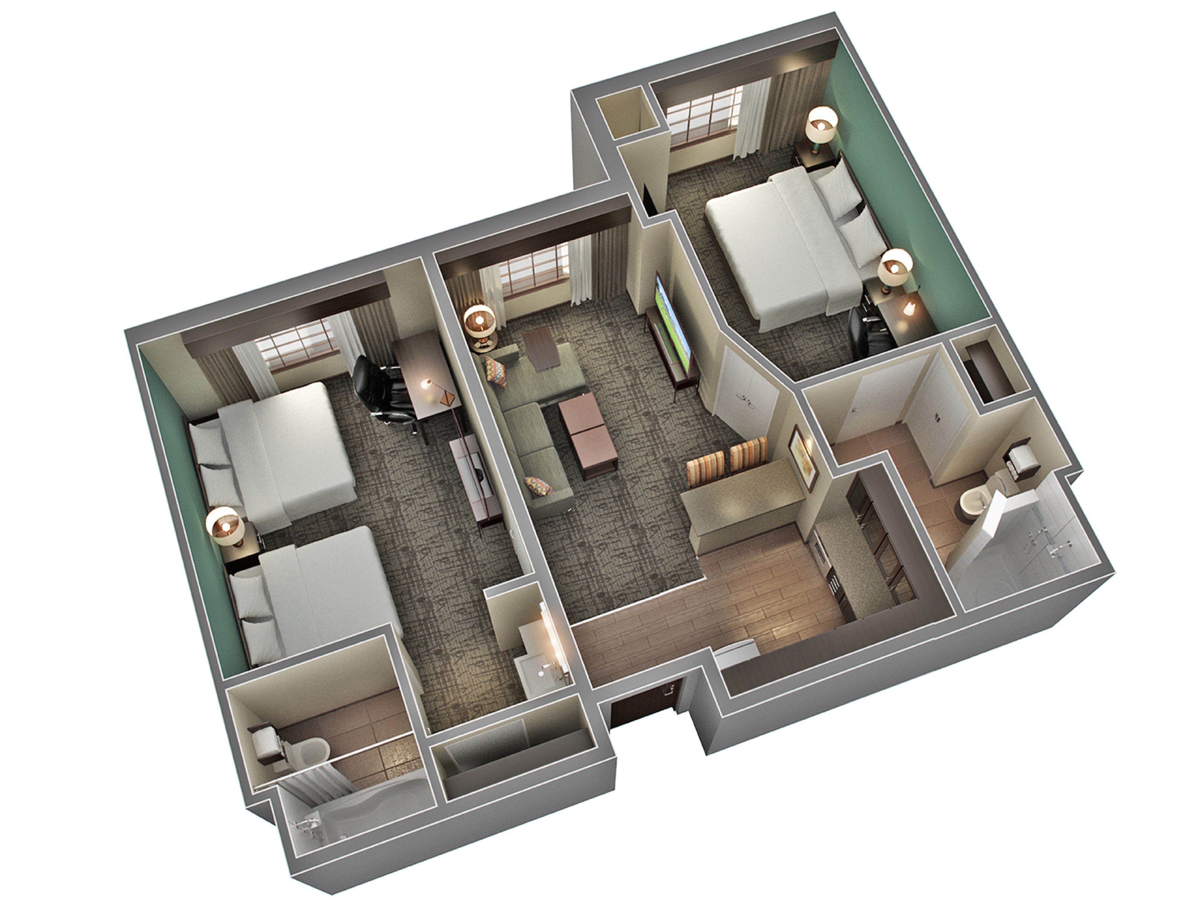 in-room safe, desk, laptop workspace, iron/ironing board