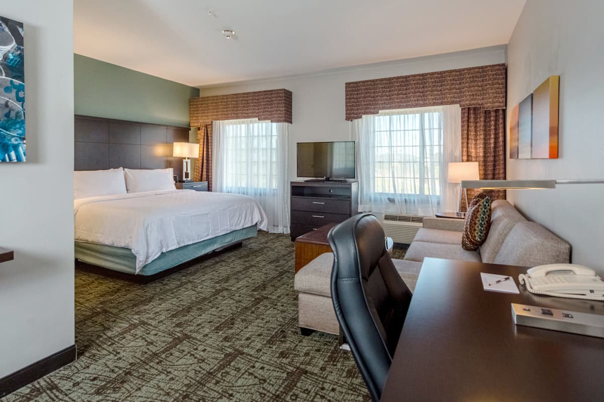 in-room safe, desk, laptop workspace, iron/ironing board