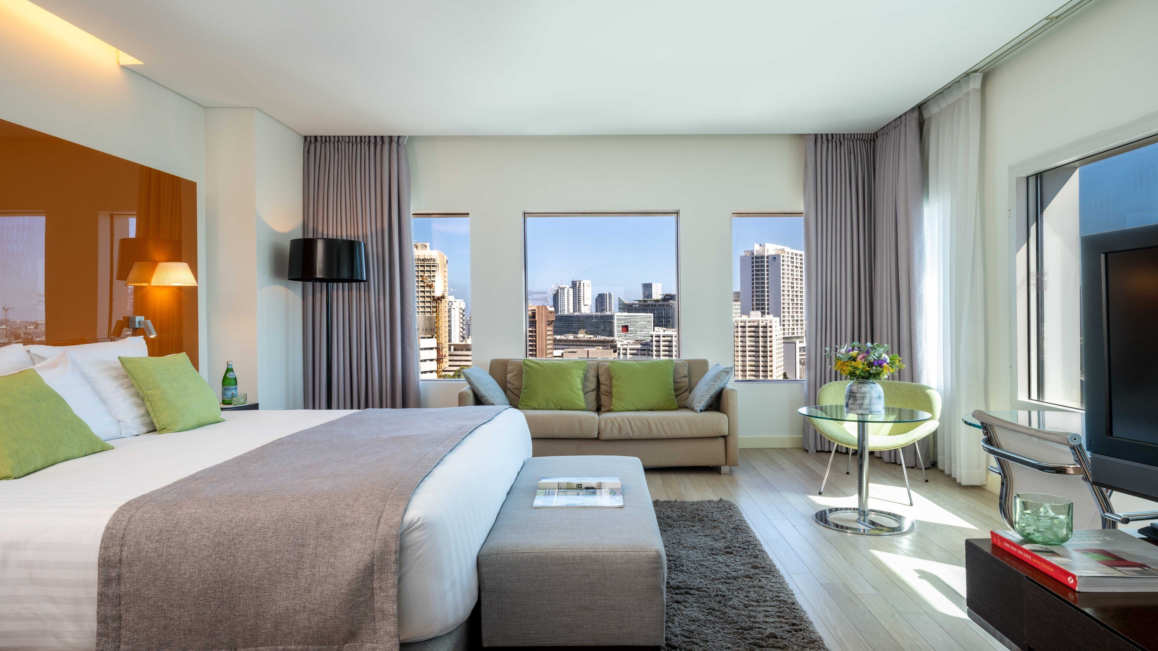 Habitación Premium, 1 cama King size, vista a la ciudad | Ropa de cama de alta calidad, camas con pillow-top y minibar 