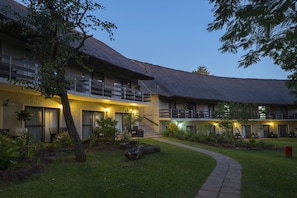Front of property – evening/night