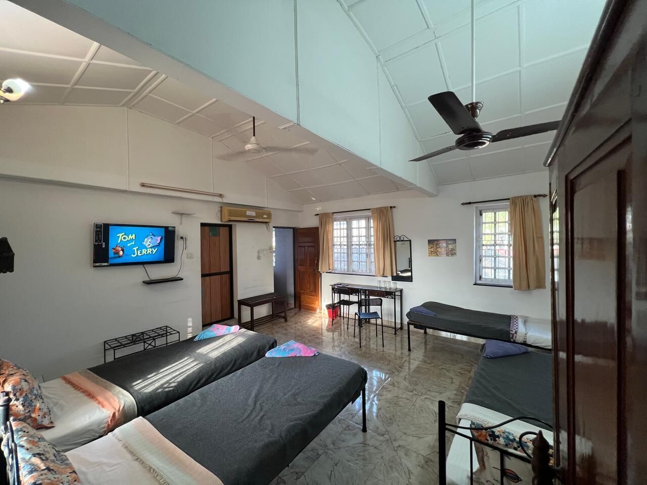 Family Room A/C | Individually furnished, desk, laptop workspace, blackout curtains