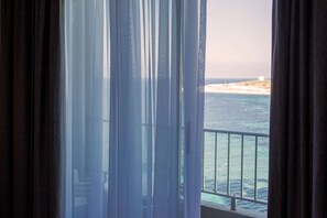 Standard Apartment, 2 Bedrooms, Sea View | Desk, laptop workspace, blackout drapes, iron/ironing board - AX Sunny Coast Resort & Spa (St. Paul's Bay)