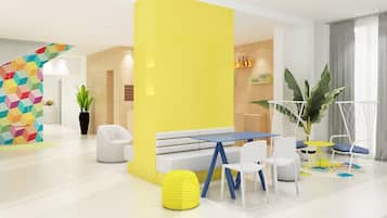 Lobby sitting area