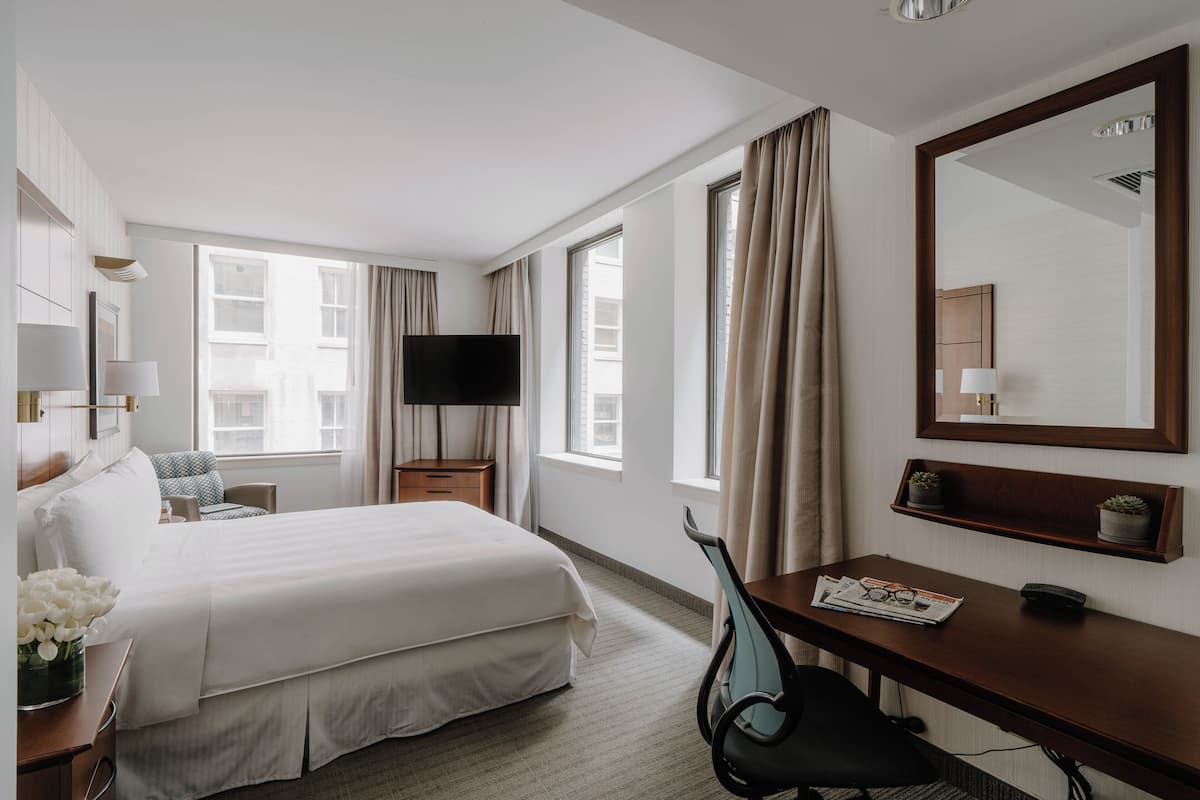 1 habitación y ropa de cama de alta calidad