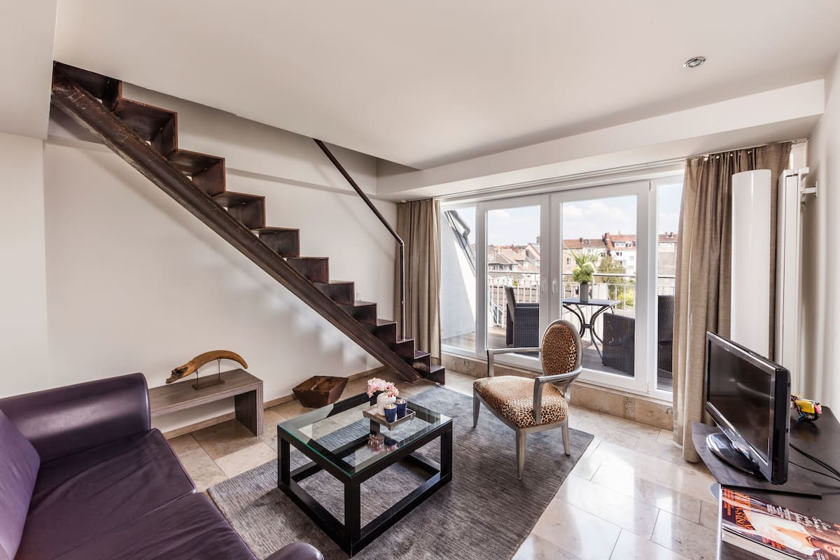 Maisonette Suite | 1 quarto, frigobar, cofres nos quartos, escrivaninha