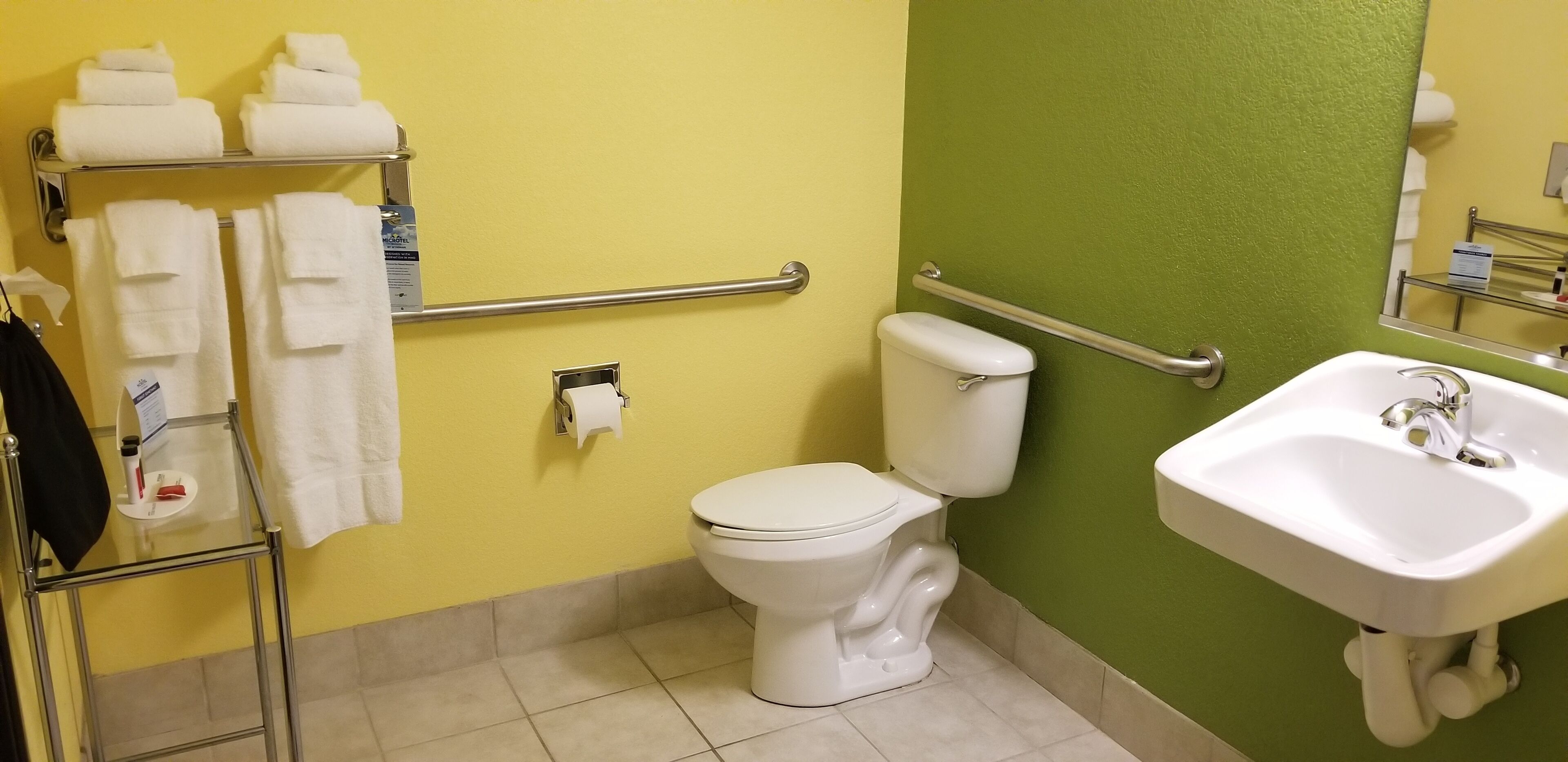 free toiletries, hair dryer, towels, soap