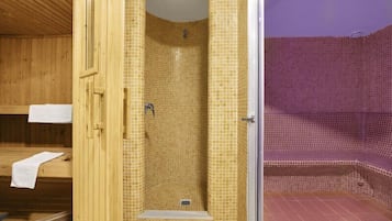 Een sauna, een Turks bad/hammam