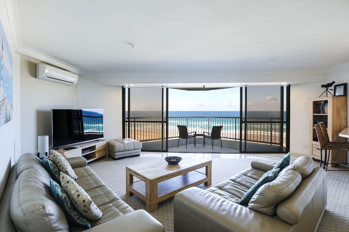 Quarto superior, 2 quartos | Vista para praia/oceano