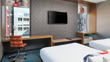 Room, 2 Queen Beds | Premium bedding, in-room safe, desk, laptop workspace