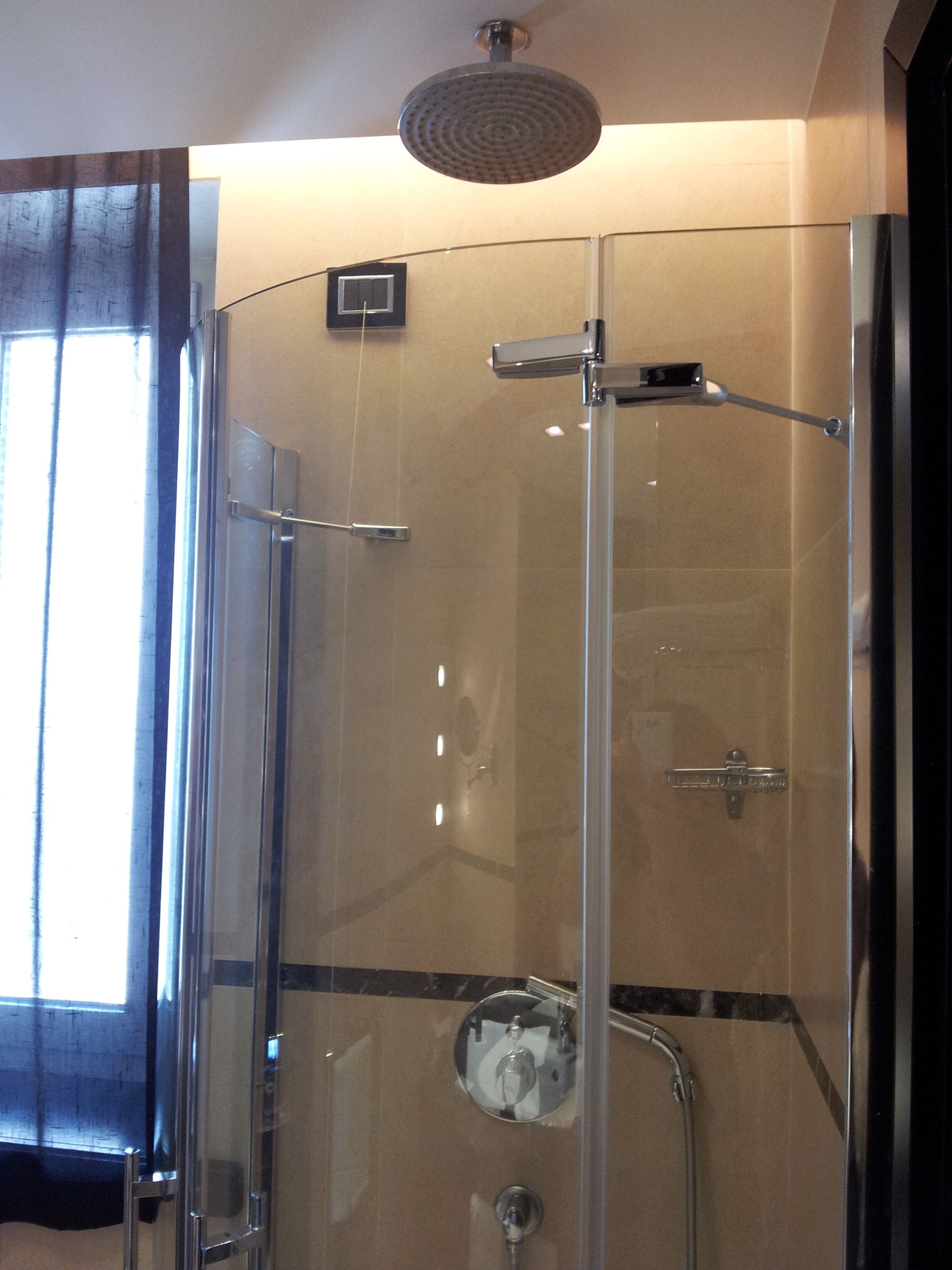 double or twin room | bathroom shower