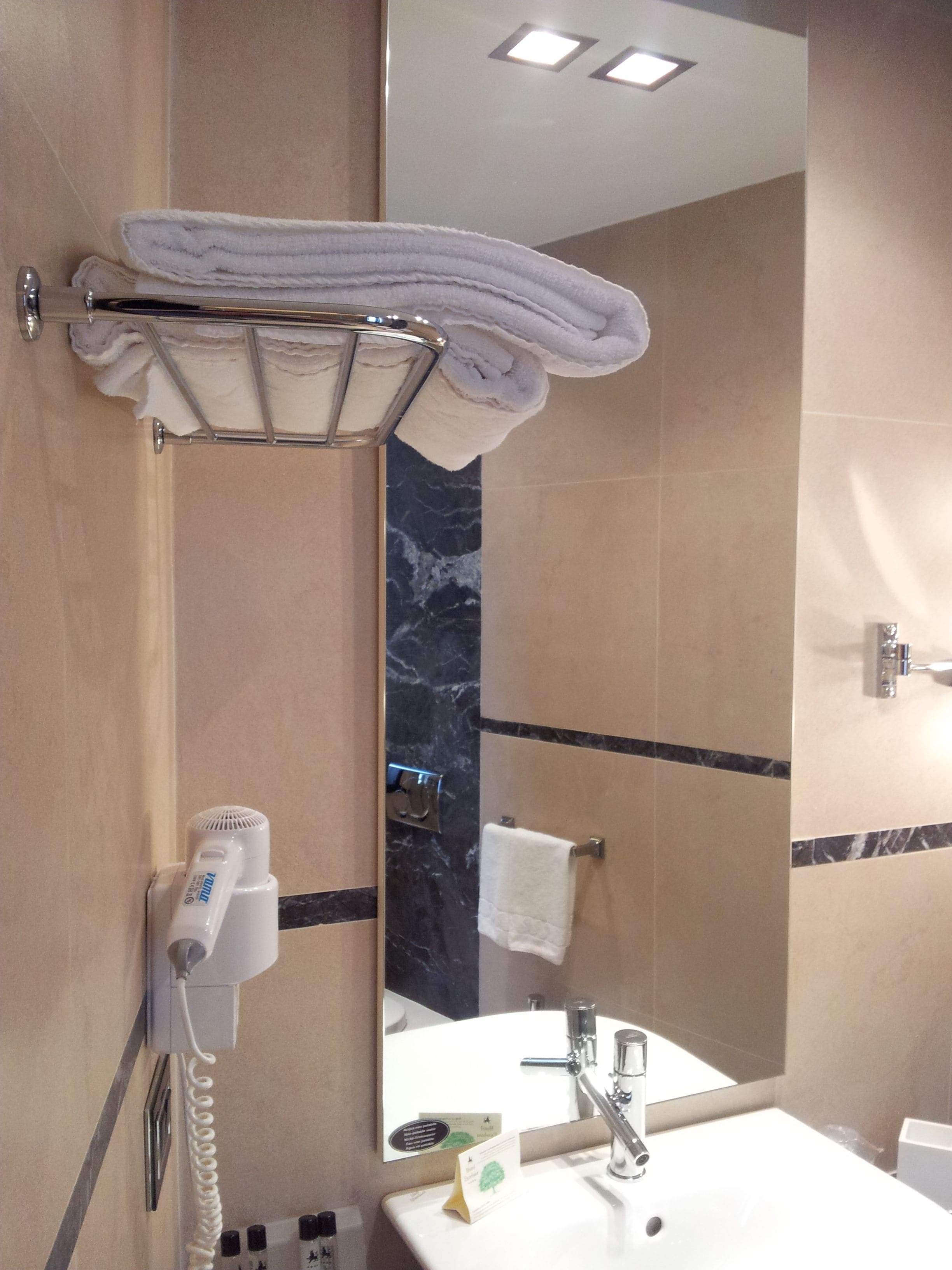 double or twin room, sea view | bathroom sink